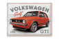 Preview: Blechschild "Volkswagen GTI" - 40 x 30cm